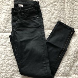 Black skinny ankle pants